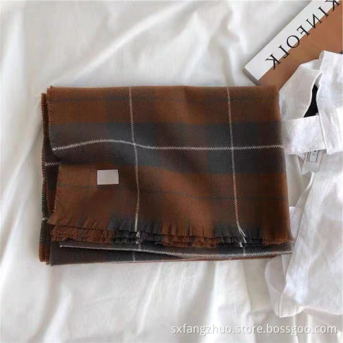 ladies scarf 64*204 printed winter scarf for women